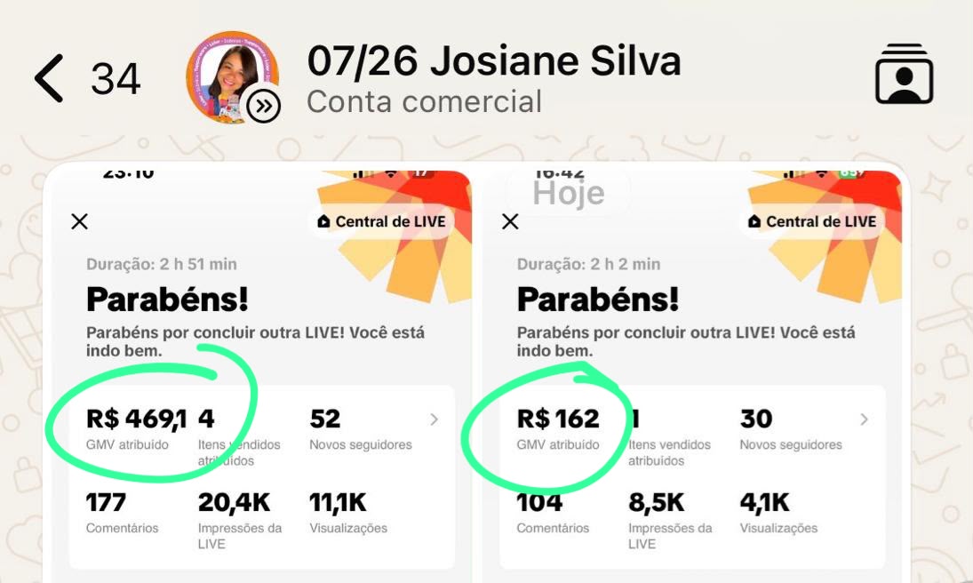 Resultado real de aluna da imersão 2