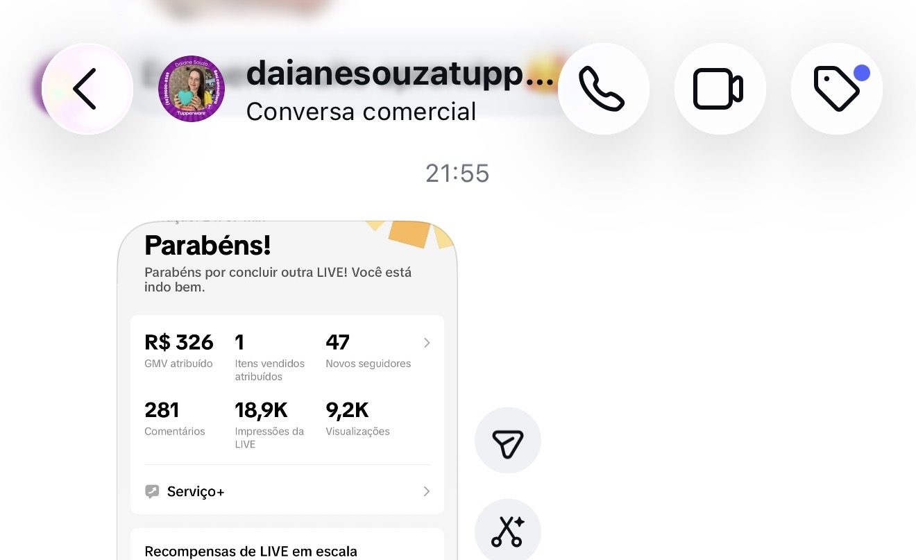 Resultado real de aluna da imersão 1